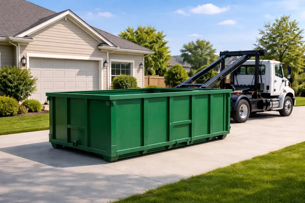 dumpster delivery driveway sioux falls 605 roll off