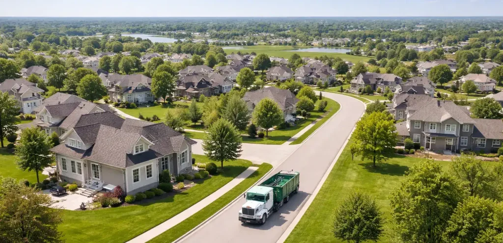 dumpster rental service area sioux falls neighborhood